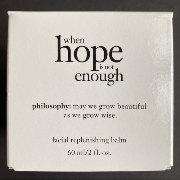Philosophy Skincare When Hope Is Not Enough Facial Replenishing Balm full size - Picture 4 of 7